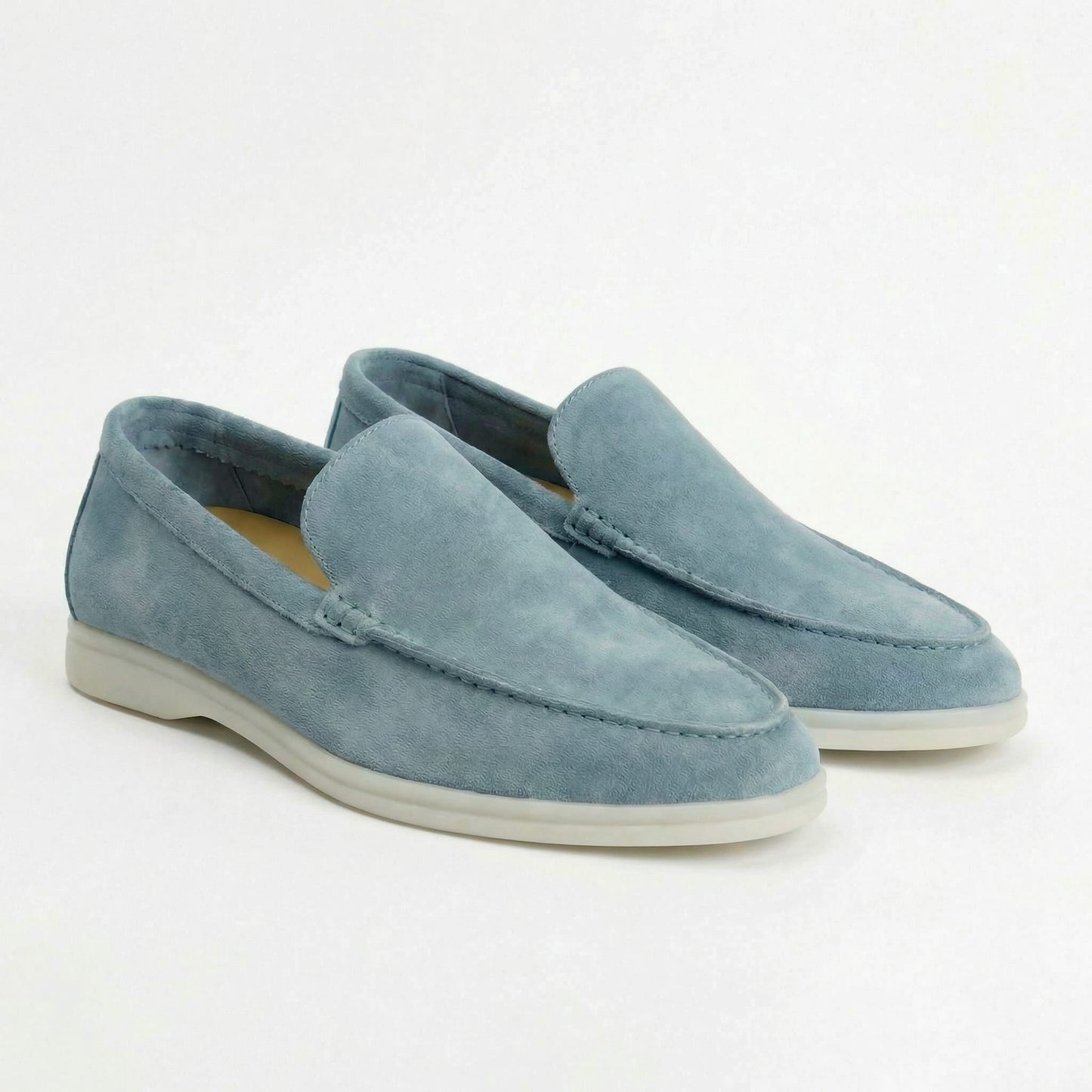 Carlos | Mocassins de Camurça Homem Sola Leve