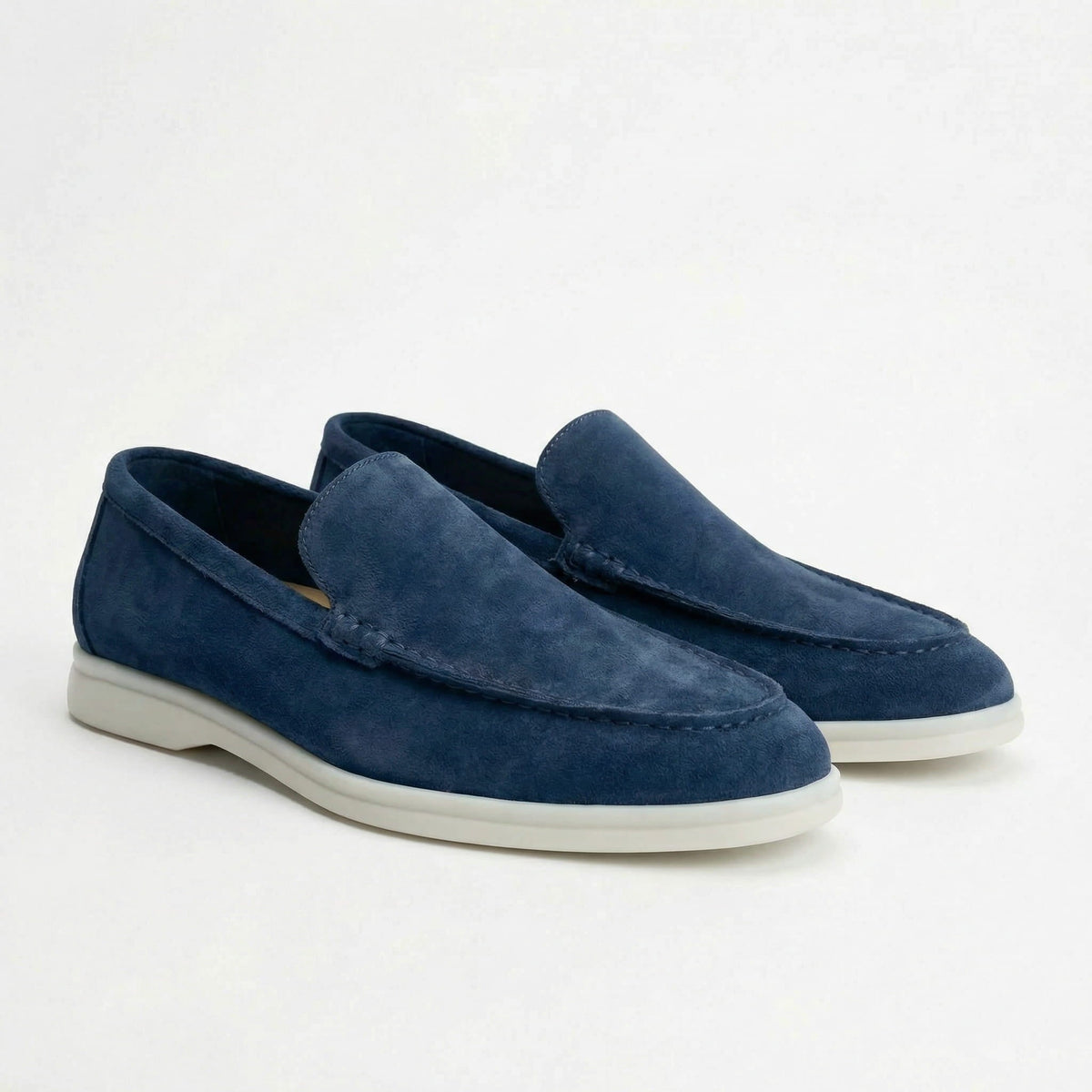 Carlos | Mocassins de Camurça Homem Sola Leve