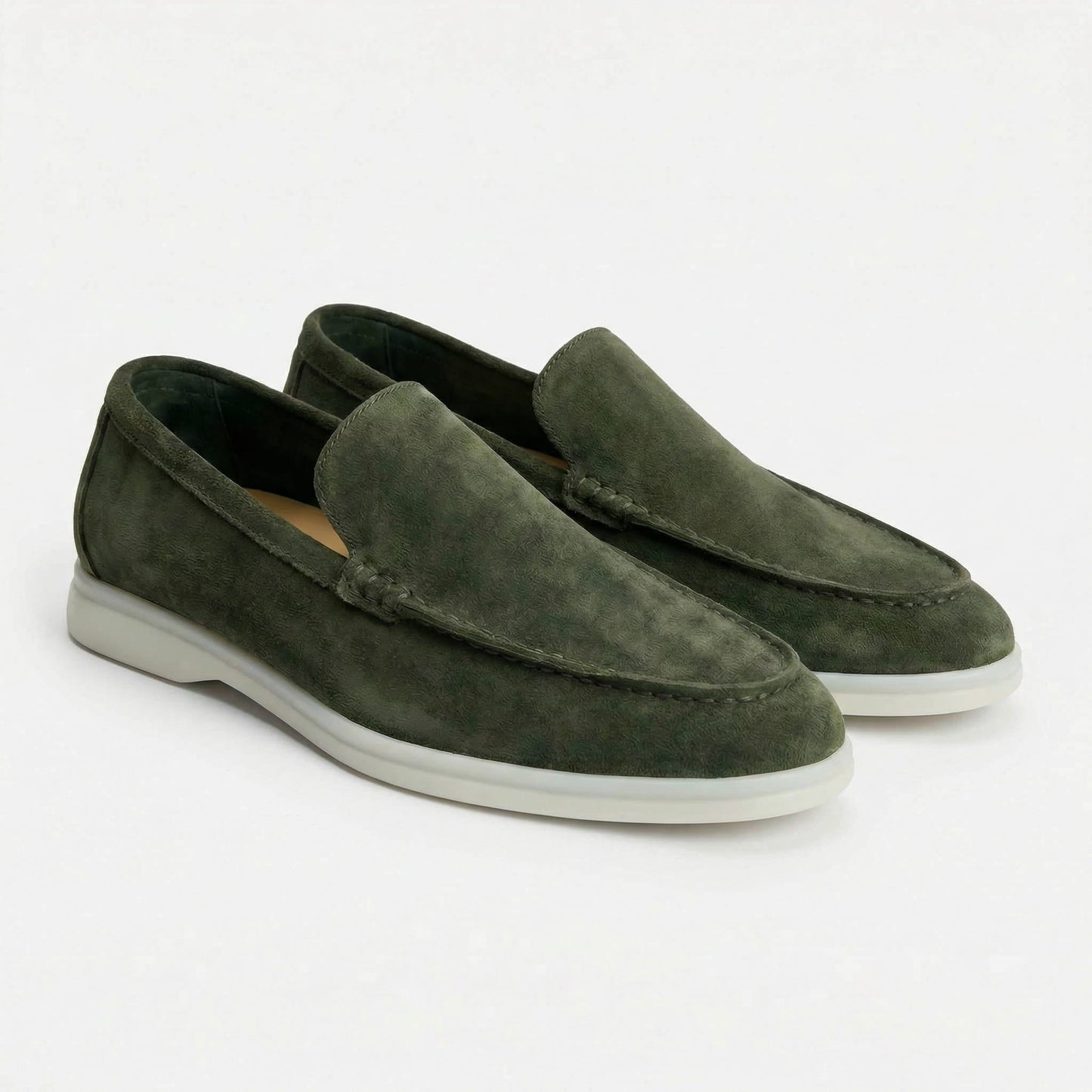 Carlos | Mocassins de Camurça Homem Sola Leve