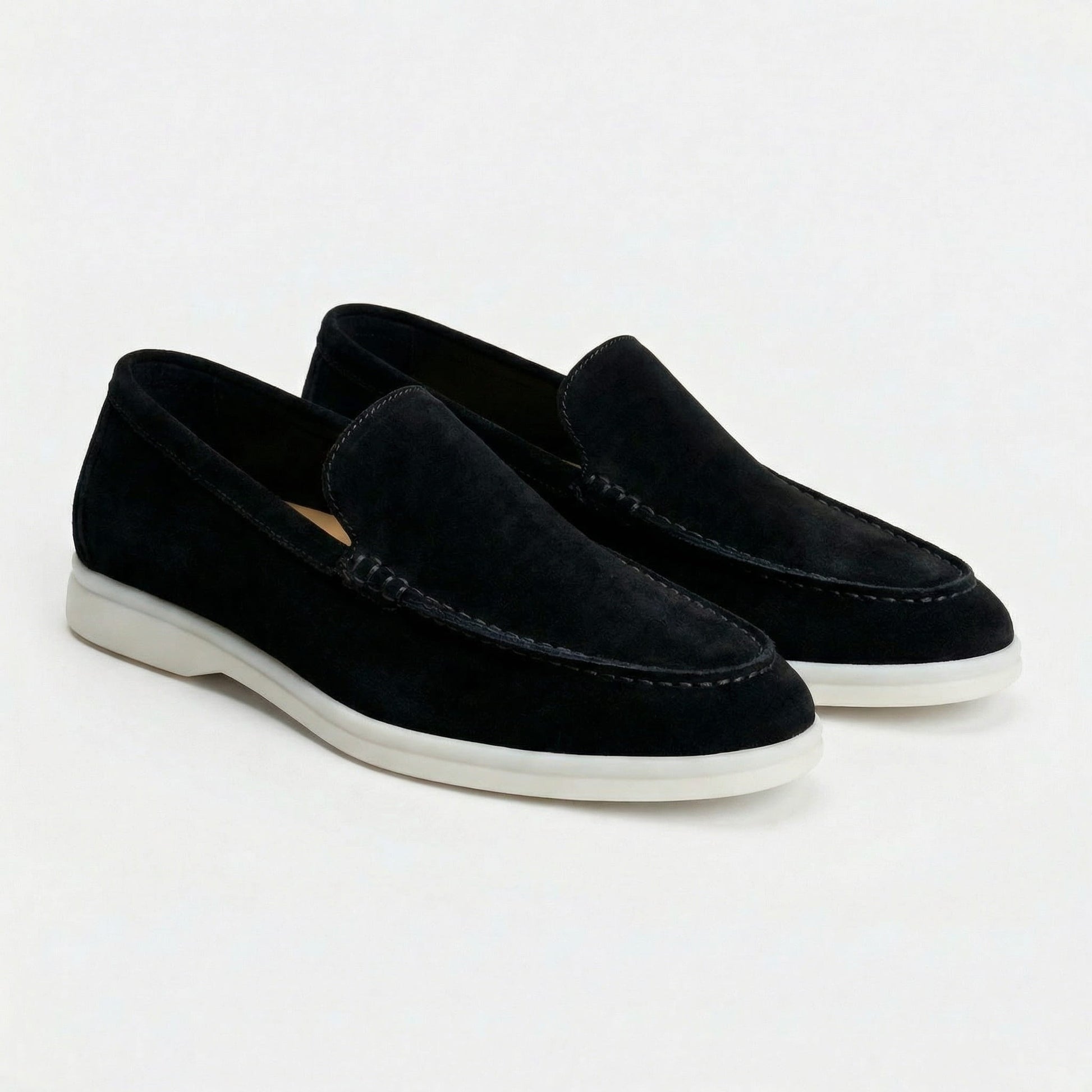 Carlos | Mocassins de Camurça Homem Sola Leve