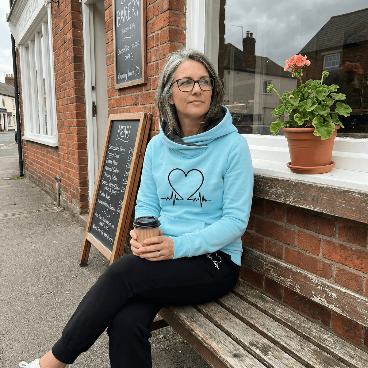 Carolina | Conjunto de Jogging Mulher com Capuz Estampado