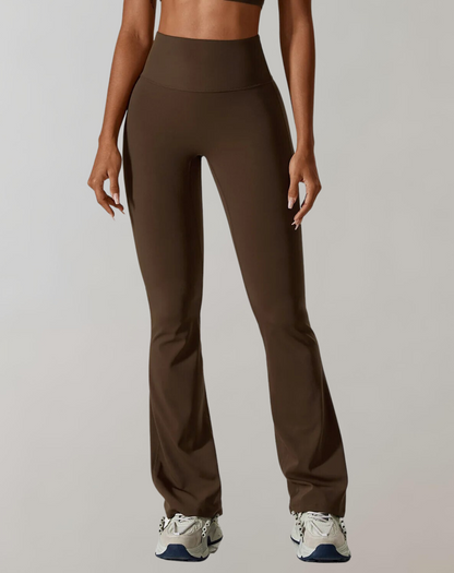 Catarina | Calças Wide Leg Cintura Alta Mulher Leggings Flare