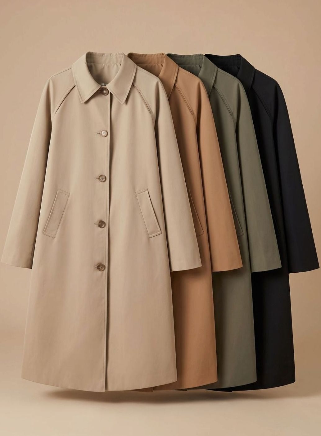 Cláudia | Trench Coat Comprido Mulher com Forro Xadrez