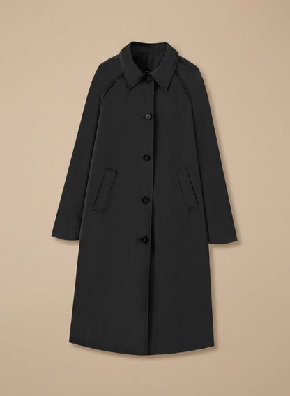 Cláudia | Trench Coat Comprido Mulher com Forro Xadrez