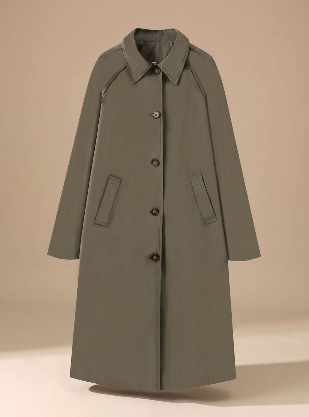 Cláudia | Trench Coat Comprido Mulher com Forro Xadrez