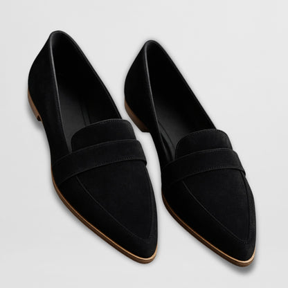 Constança | Mocassins de Camurça Mulher Bico Pontiagudo