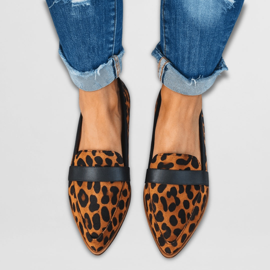Constança | Mocassins de Camurça Mulher Bico Pontiagudo