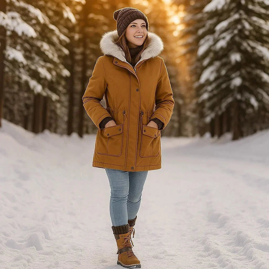 Cordelia | Women's Waterproof Winter Snow Boots with Knit Cuff