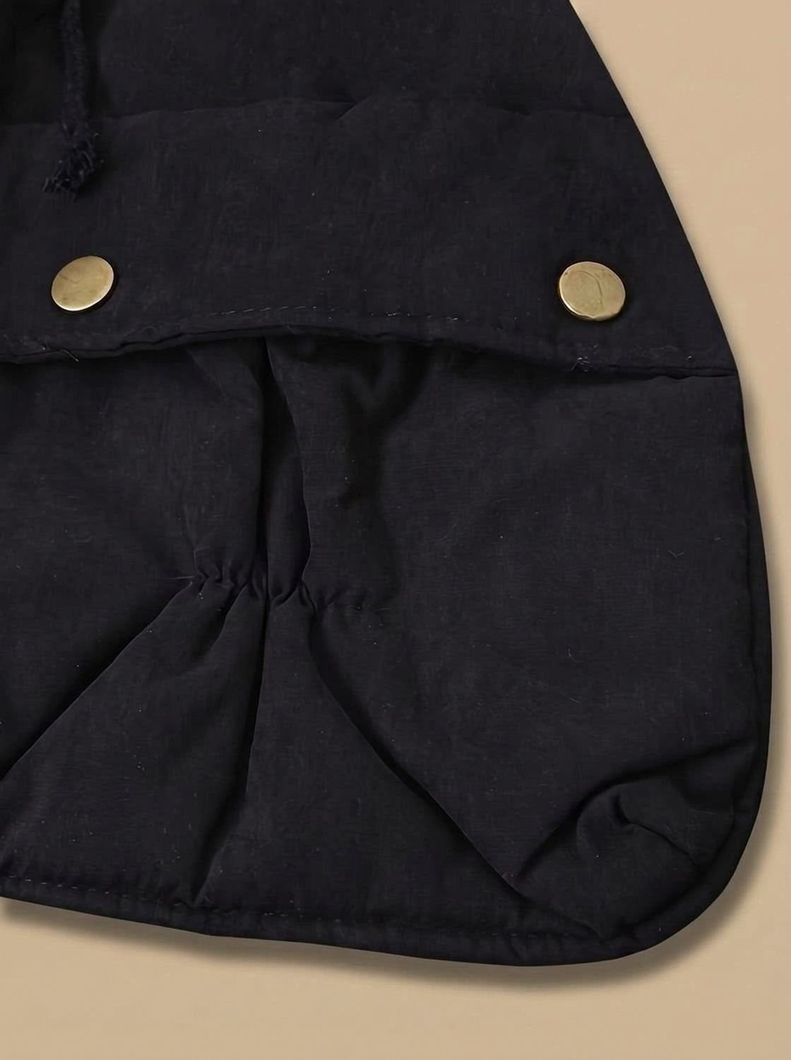Cristina | Parka Acolchoada Mulher Gola de Pelo com Cordão