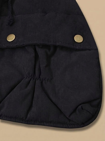 Cristina | Parka Acolchoada Mulher Gola de Pelo com Cordão