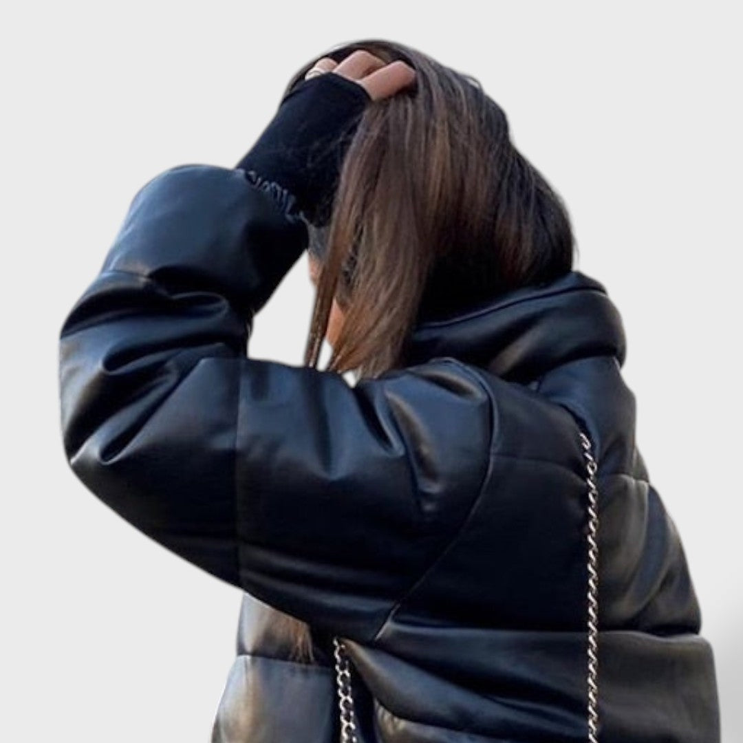 Daniela | Casaco Bomber Acolchoado de Polipele Mulher Curto