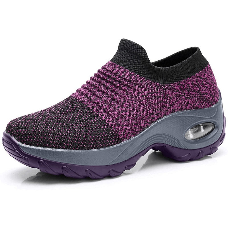 Paloma | Women's Knit Slip On Sneakers Air Cushion Sole