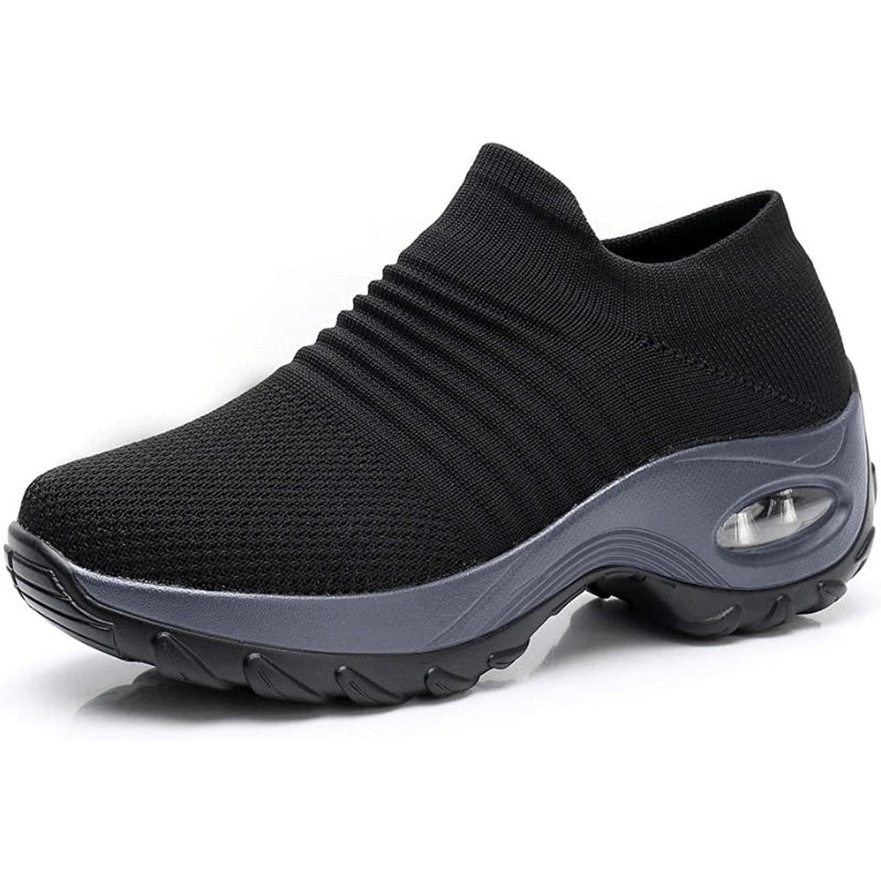 Paloma | Women's Knit Slip On Sneakers Air Cushion Sole