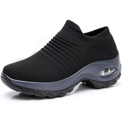 Paloma | Women's Knit Slip On Sneakers Air Cushion Sole