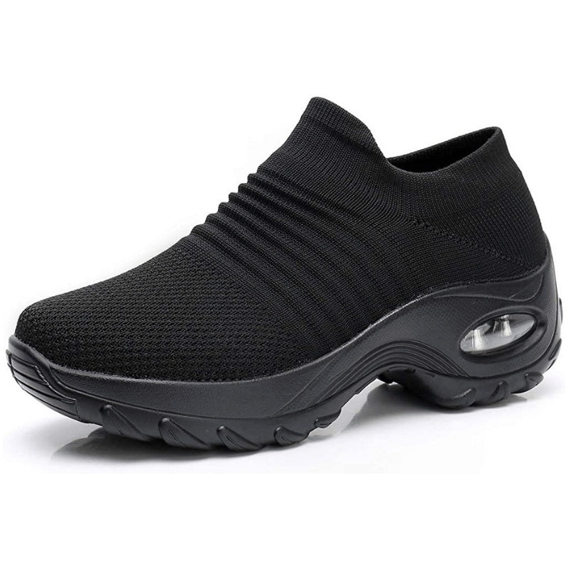Paloma | Women's Knit Slip On Sneakers Air Cushion Sole