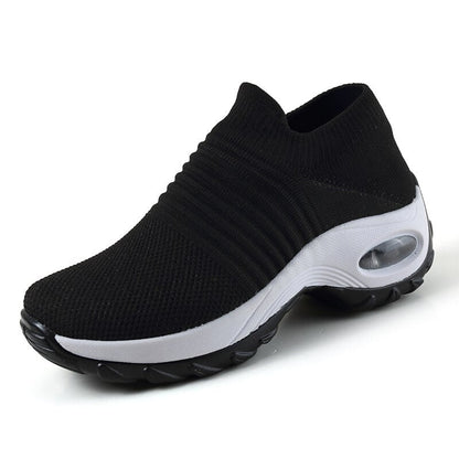 Paloma | Women's Knit Slip On Sneakers Air Cushion Sole