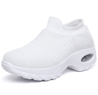 Paloma | Women's Knit Slip On Sneakers Air Cushion Sole