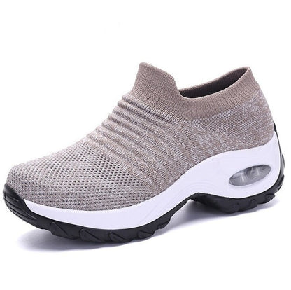 Paloma | Women's Knit Slip On Sneakers Air Cushion Sole