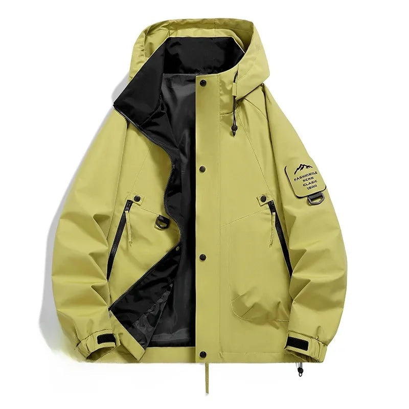 Dashiell | Men's Winter Jacket with Hood and Zip Pockets