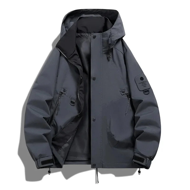 Dashiell | Men's Winter Jacket with Hood and Zip Pockets