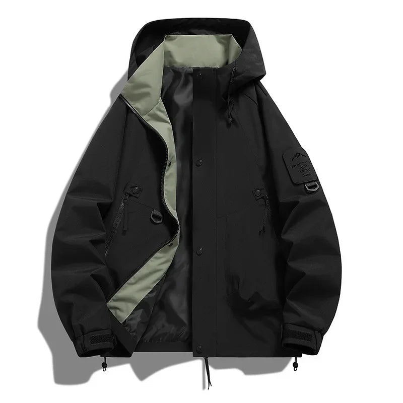 Dashiell | Men's Winter Jacket with Hood and Zip Pockets