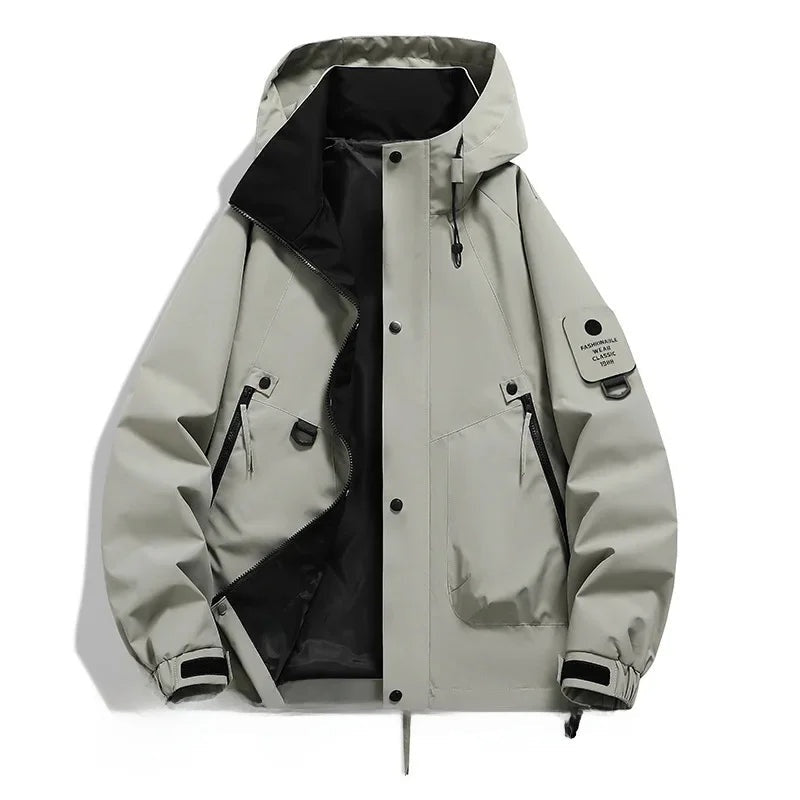 Dashiell | Men's Winter Jacket with Hood and Zip Pockets