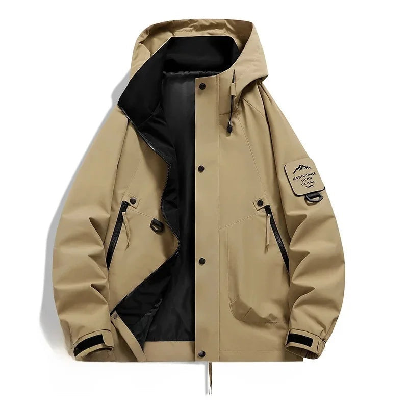 Dashiell | Men's Winter Jacket with Hood and Zip Pockets