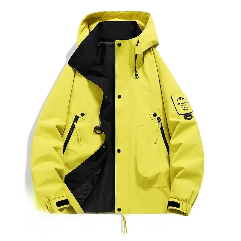 Dashiell | Men's Winter Jacket with Hood and Zip Pockets