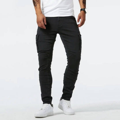 Dinis | Calças de Ganga Homem Cargo Slim Fit