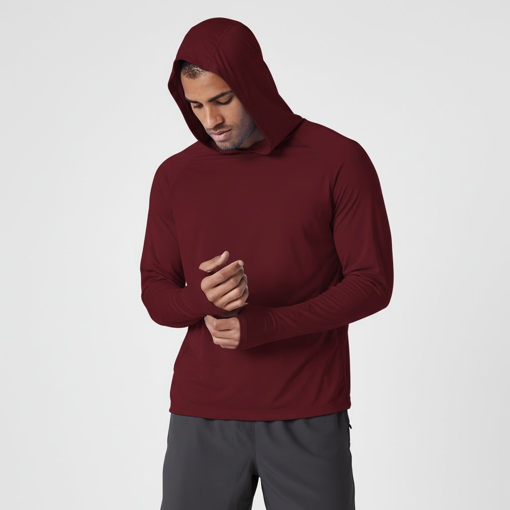 Diogo | Hoodie Homem Manga Comprida com Capuz Proteção UV