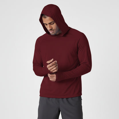 Diogo | Hoodie Homem Manga Comprida com Capuz Proteção UV