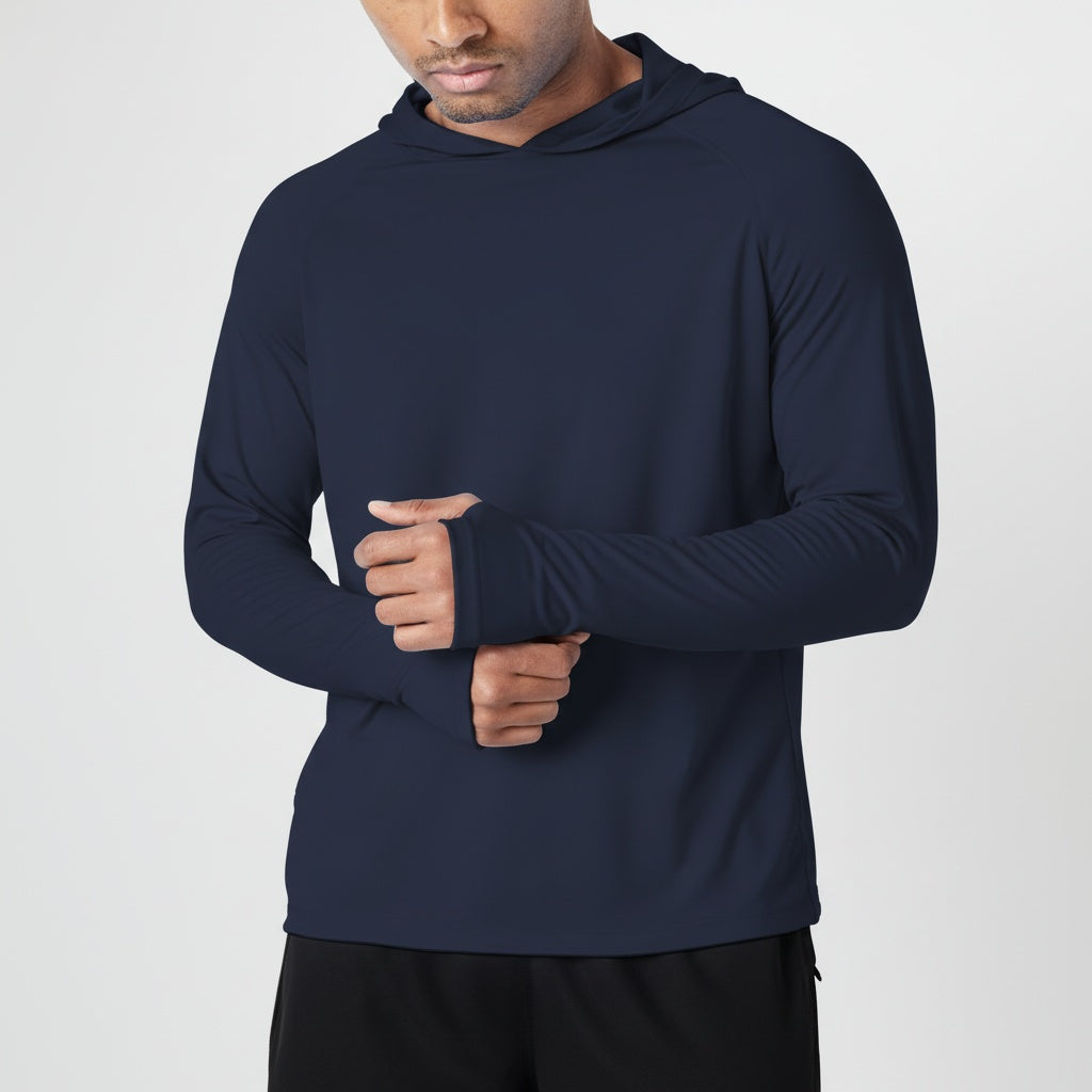 Diogo | Hoodie Homem Manga Comprida com Capuz Proteção UV