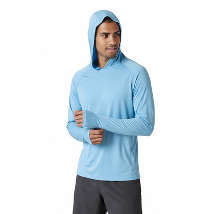 Diogo | Hoodie Homem Manga Comprida com Capuz Proteção UV