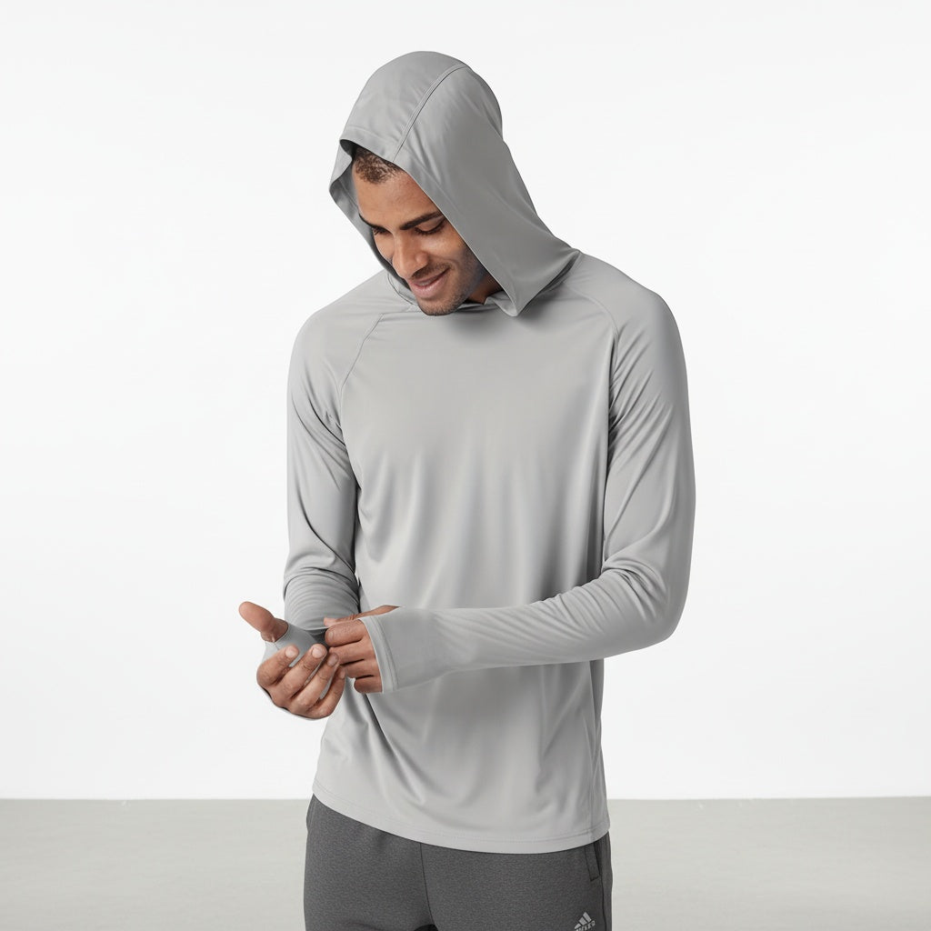 Diogo | Hoodie Homem Manga Comprida com Capuz Proteção UV