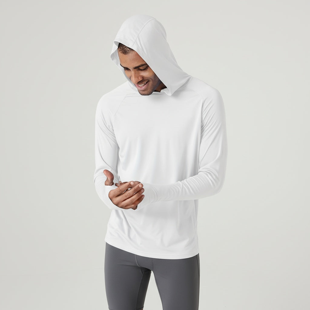 Diogo | Hoodie Homem Manga Comprida com Capuz Proteção UV
