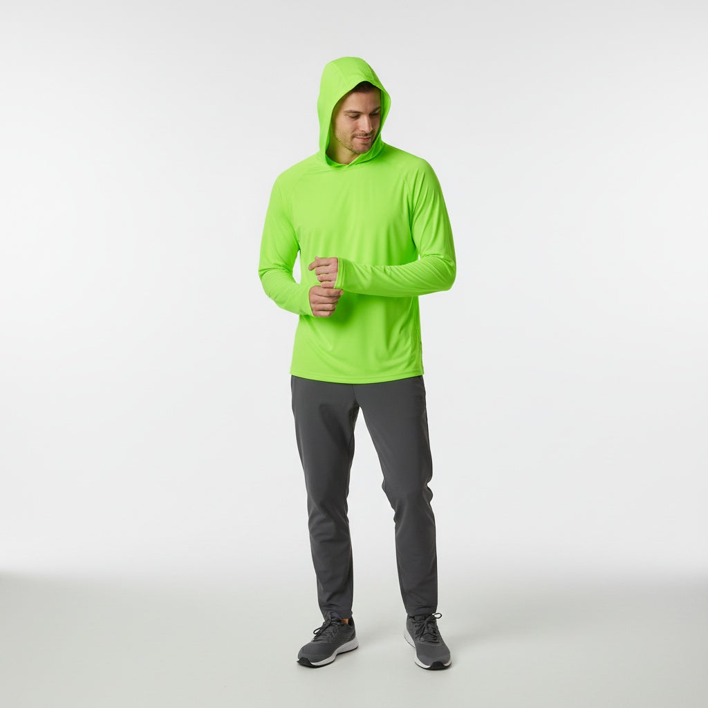 Diogo | Hoodie Homem Manga Comprida com Capuz Proteção UV