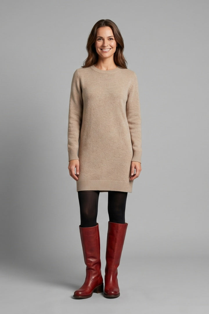 Filipa | Botas Cano Alto Mulher de Pele Biqueira Redonda