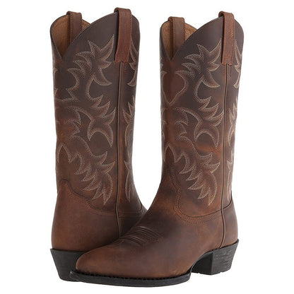 Filipa | Cowboy Boots Mulher Bordado Cano Médio