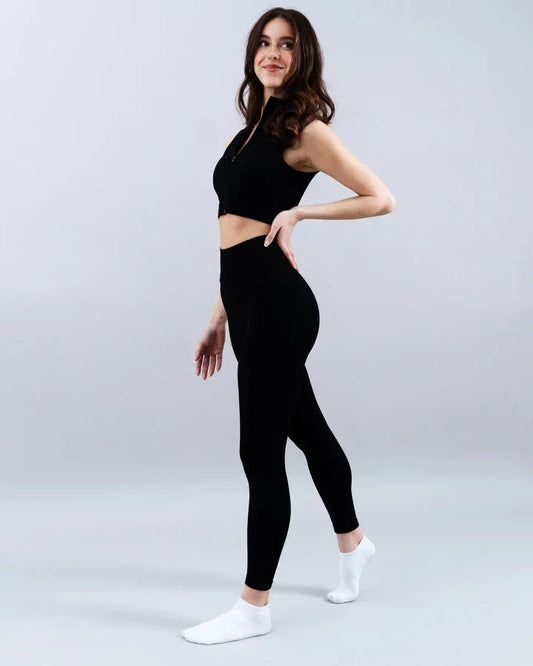 Filipa | Leggings Cintura Alta Mulher Fato de Treino Sem Costuras