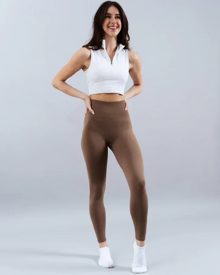 Filipa | Leggings Cintura Alta Mulher Fato de Treino Sem Costuras