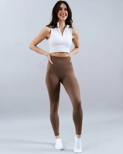 Filipa | Leggings Cintura Alta Mulher Fato de Treino Sem Costuras