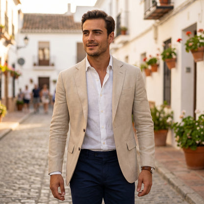 Filipe | Blazer Homem Americana Ajustada Botões