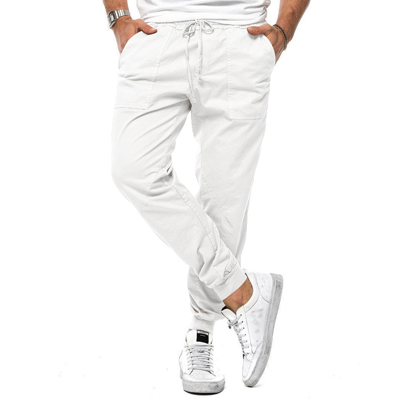 Filipe | Calças Chino Slim Homem Cintura Elástica com Cordão