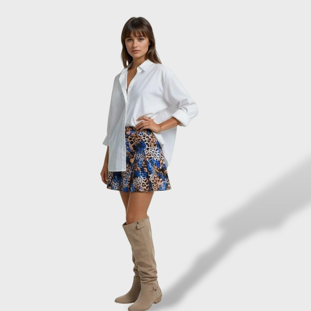 Francisca | Botas Cowboy de Camurça Mulher Cano Alto