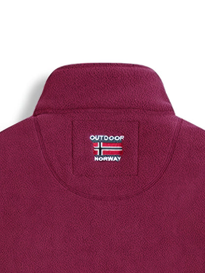 Gilberto | Veste Polar Homem Gola Alta com Fecho