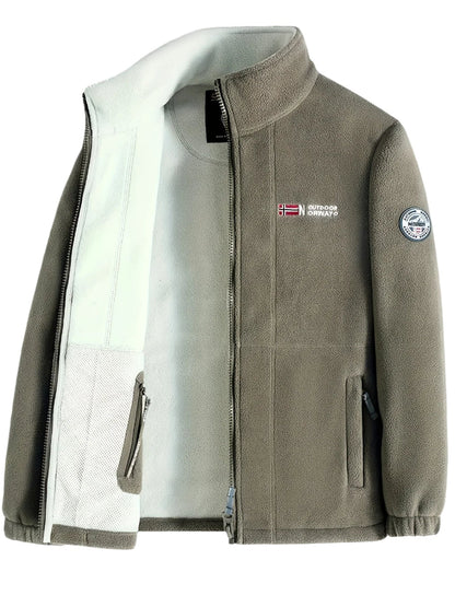 Gilberto | Veste Polar Homem Gola Alta com Fecho