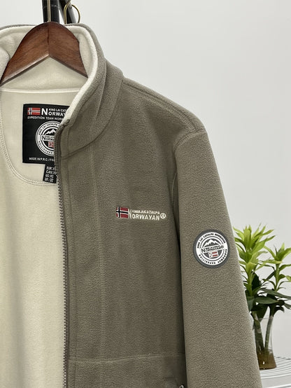 Gilberto | Veste Polar Homem Gola Alta com Fecho