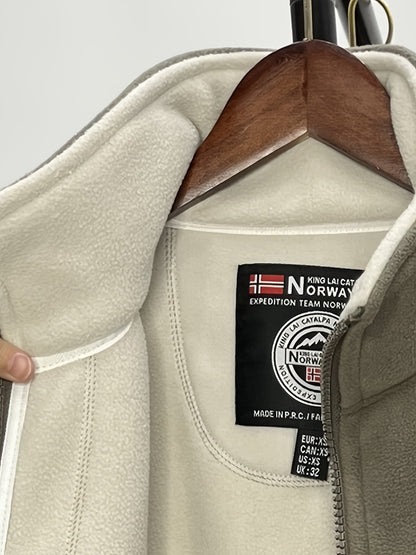 Gilberto | Veste Polar Homem Gola Alta com Fecho