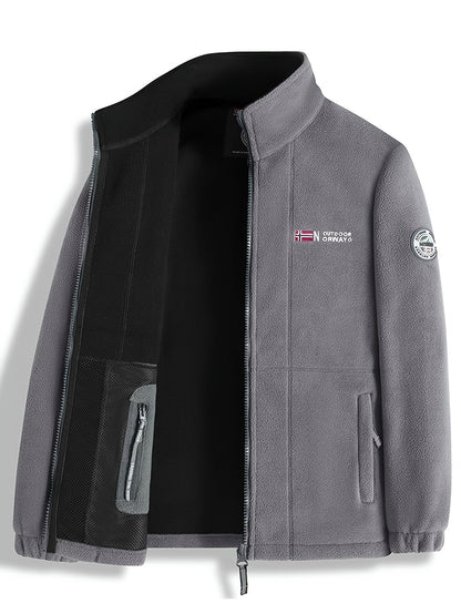 Gilberto | Veste Polar Homem Gola Alta com Fecho
