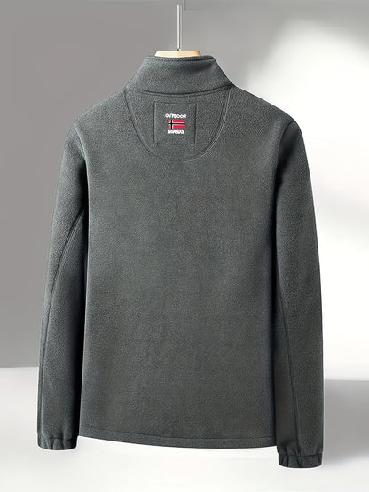 Gilberto | Veste Polar Homem Gola Alta com Fecho